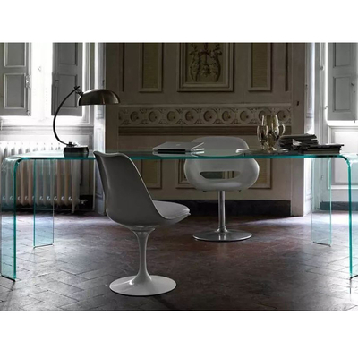 Hotel Luxury Living Room Dining Room Furniture New Design Modern Table Glass Factory High Quality Curved Bent Glass Coffee Table
