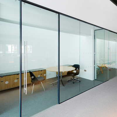 Partitions Glass Aluminium Frame Office Glass Partition Wall