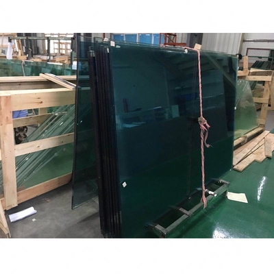 Modular Office Dividing Wall Soundproof Glass Cubicle Walls Designer Glass Partition with Blinds for Bank Office
