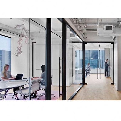 Modern Office Desks Call Center Furniture Partition and Office Workstations 6 Person Cubicles Glass Modular 301-32-8SA